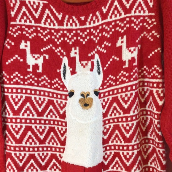 United States Christmas sweater dress tunic women’s size medium holiday festive - Picture 3 of 9